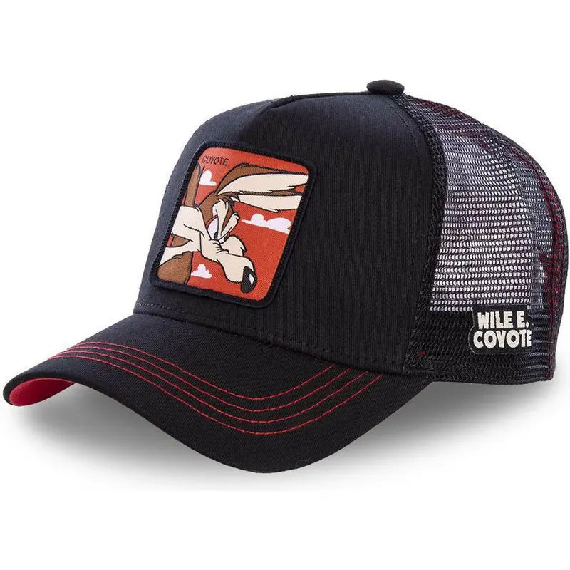 Casquette de camionneur américaine, casquette d'opérabilité de dessin animé.