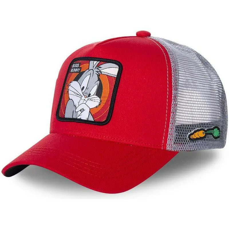 Casquette de camionneur américaine, casquette d'opérabilité de dessin animé.