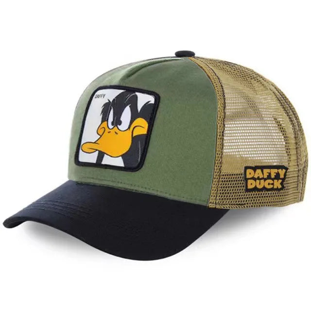 Casquette de camionneur américaine, casquette d'opérabilité de dessin animé.