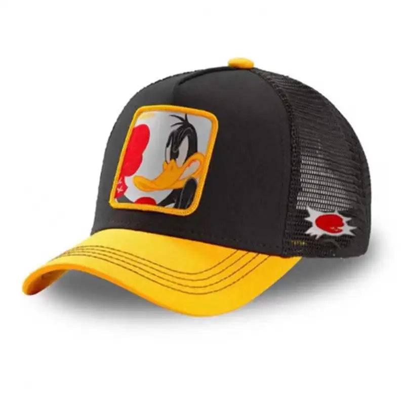 Casquette de camionneur américaine, casquette d'opérabilité de dessin animé.