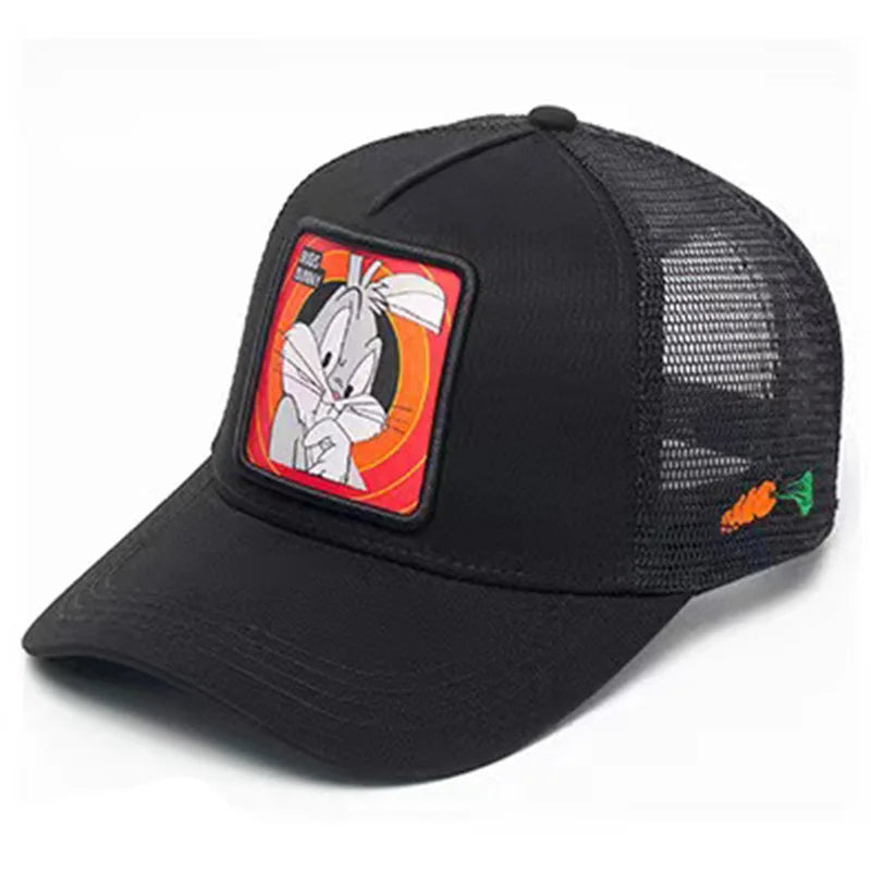 Casquette de camionneur américaine, casquette d'opérabilité de dessin animé.