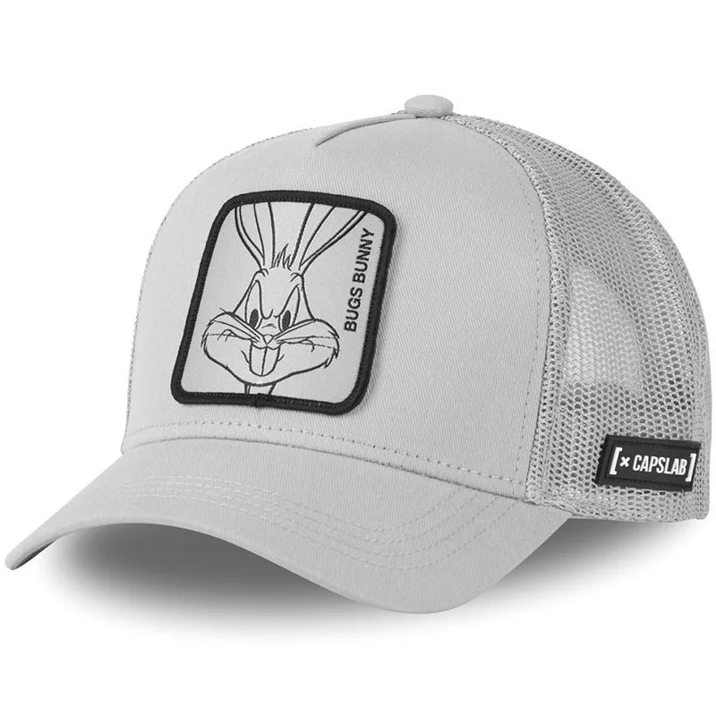 Casquette de camionneur américaine, casquette d'opérabilité de dessin animé.