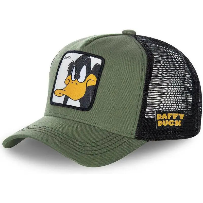 Casquette de camionneur américaine, casquette d'opérabilité de dessin animé.