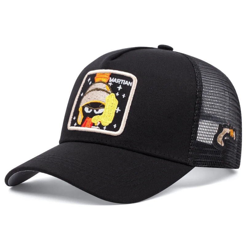 Casquette de camionneur américaine, casquette d'opérabilité de dessin animé.