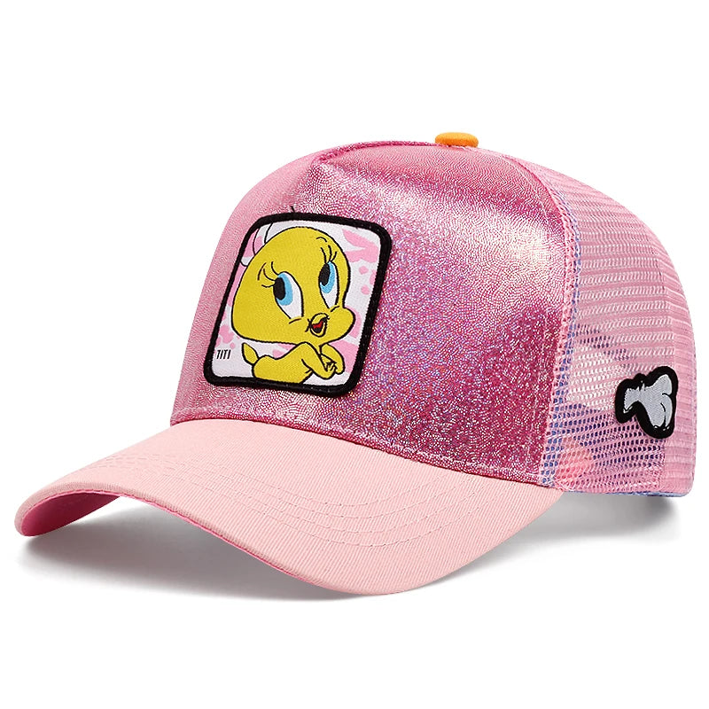 Casquette de camionneur américaine, casquette d'opérabilité de dessin animé.