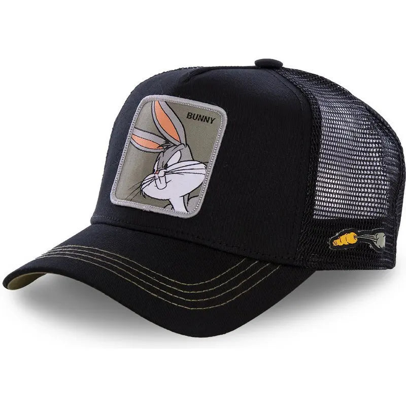 Casquette de camionneur américaine, casquette d'opérabilité de dessin animé.